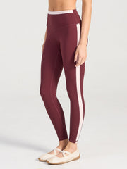 Splice Full Length Leggings - Fig