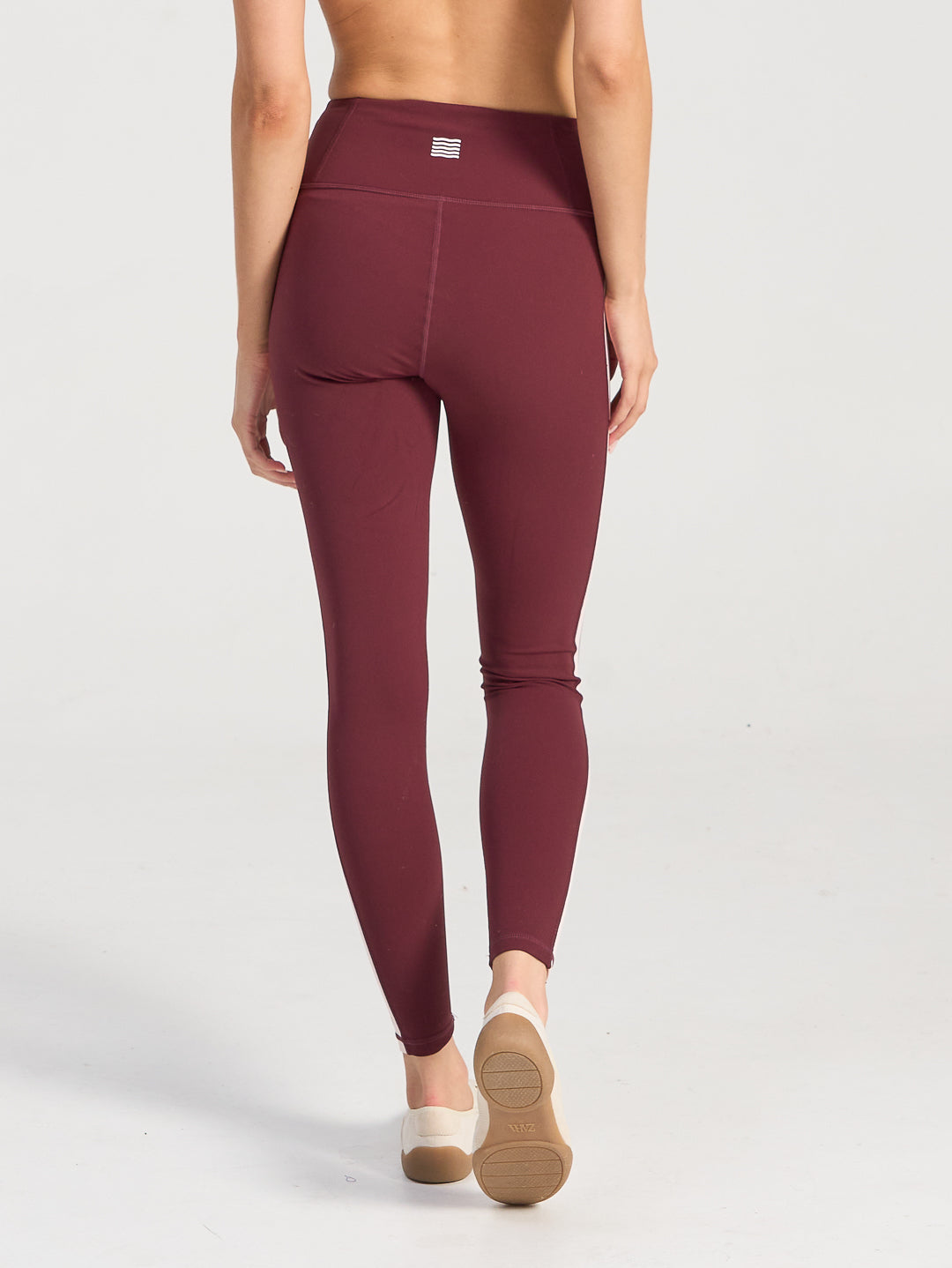 Splice Full Length Leggings - Fig