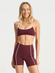 Strappy Scoop Bra - Fig