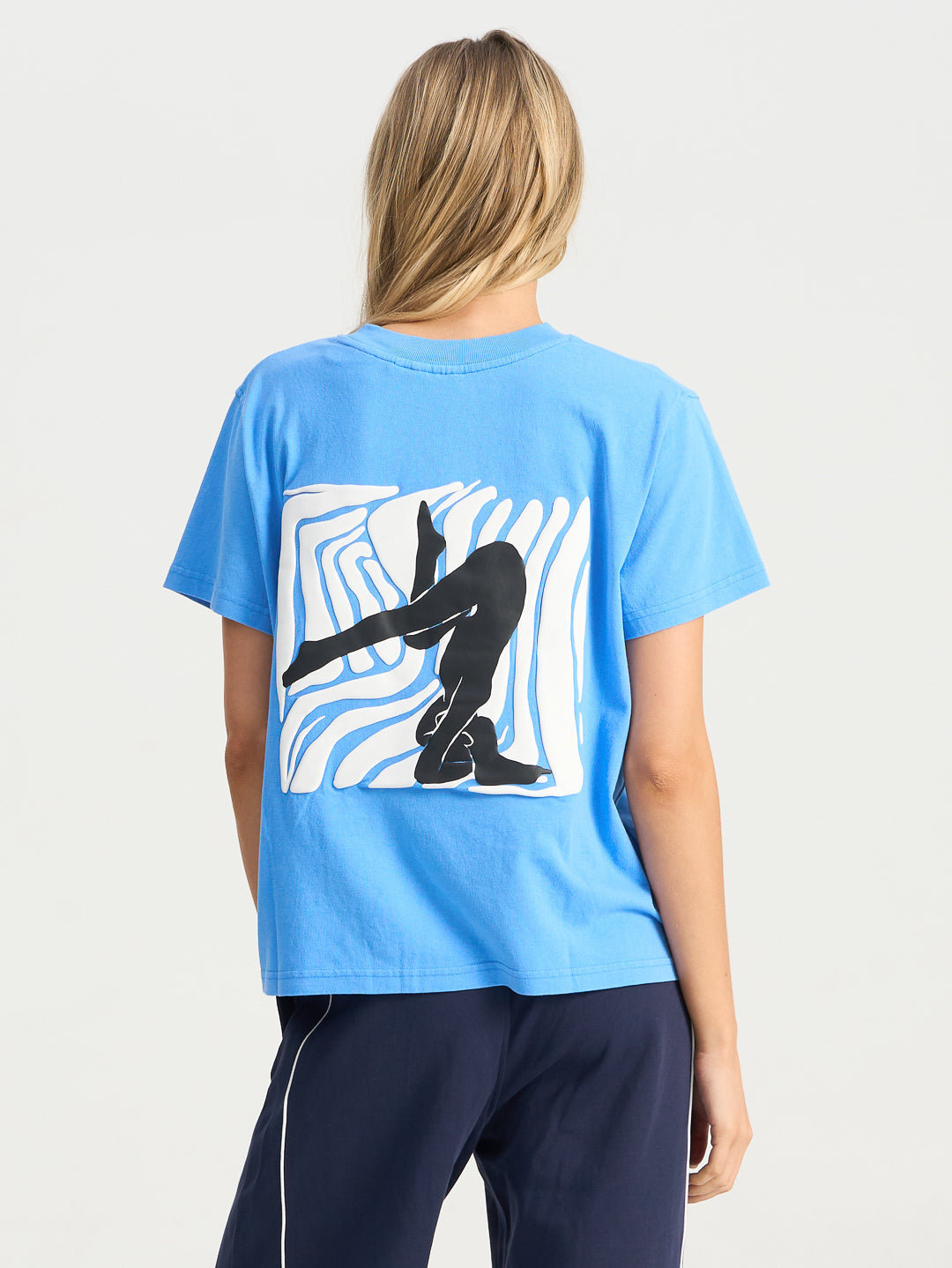 Forma Head Over Heels Tee - Washed Blue