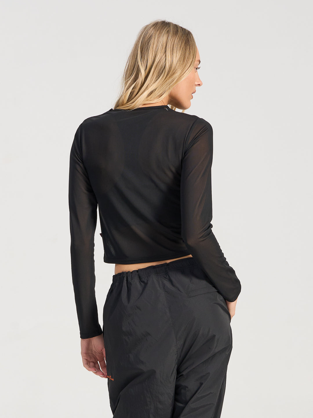Forma Power Mesh Top - Black