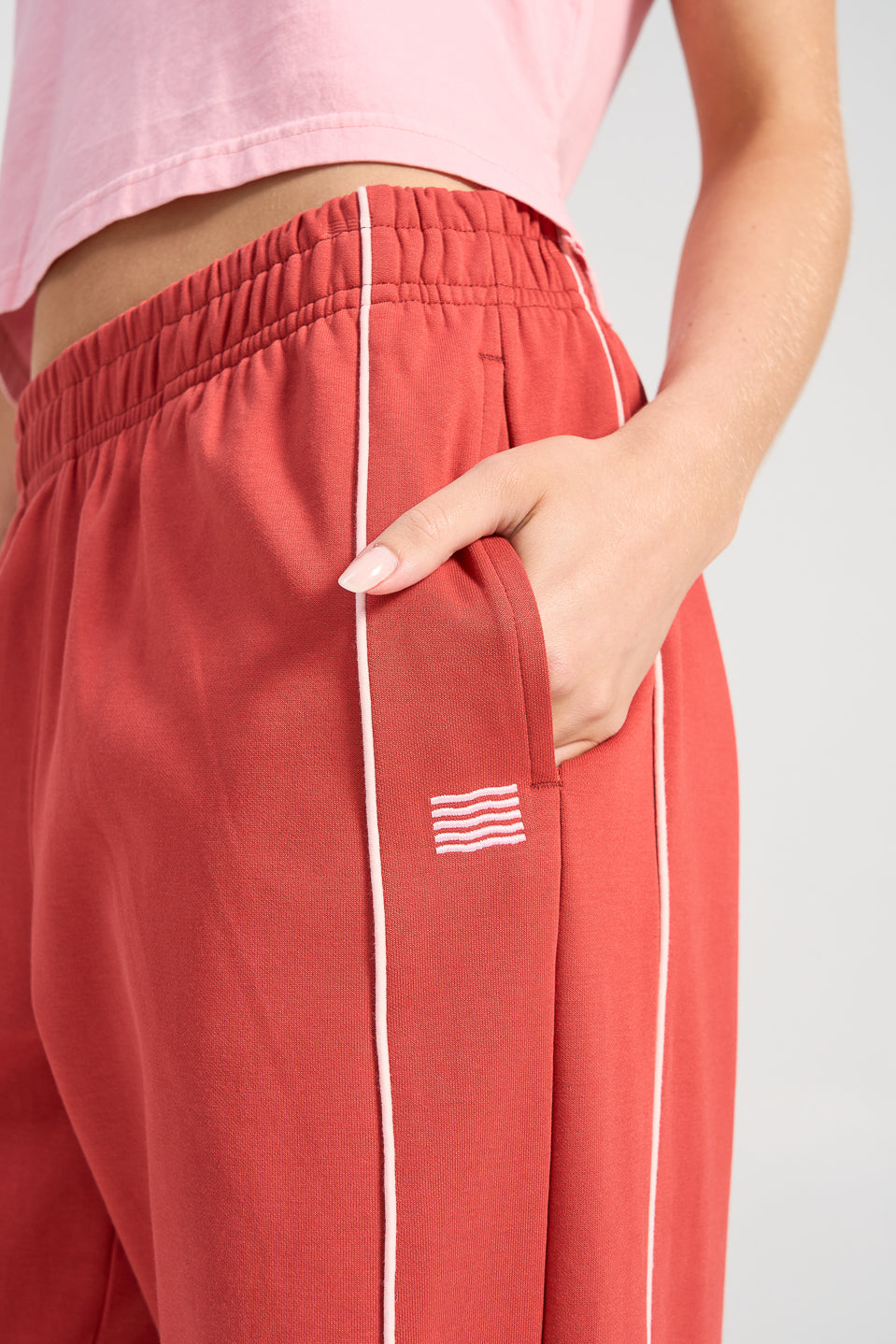Forma Wide Leg Pant - Brick