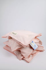 Olearia Ethical-Cotton Pyjama Case - Dawnlight Coral