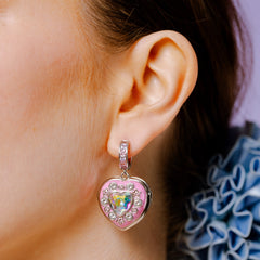 July Child - Cosmic Girl Earrings Silver