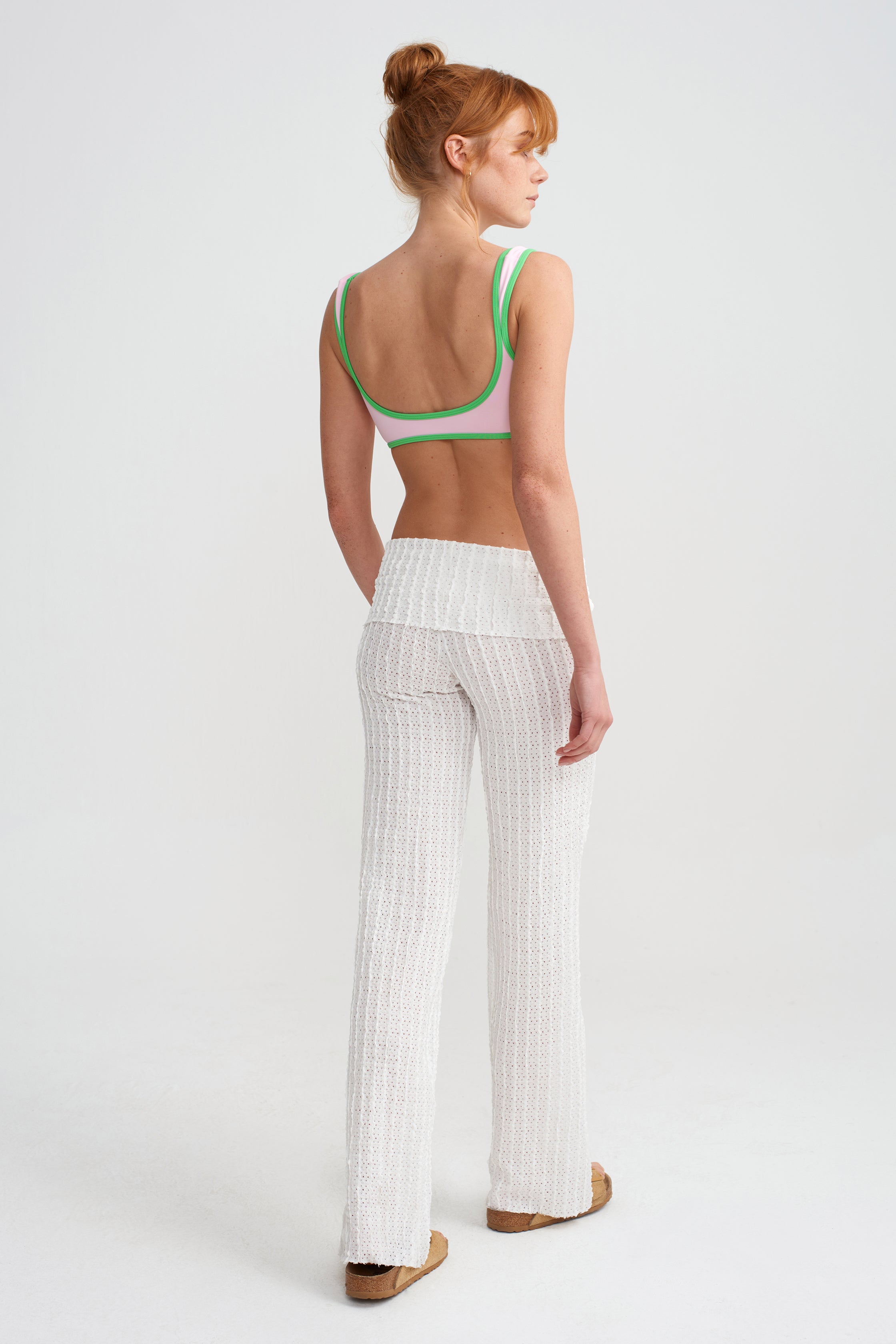 FOLD OVER PANTS - LACE