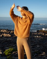 Jūra: Nutmeg Merino Wool Sweater - Promo