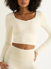 Uela Longsleeve Top Ivory