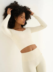 Uela Longsleeve Top Ivory