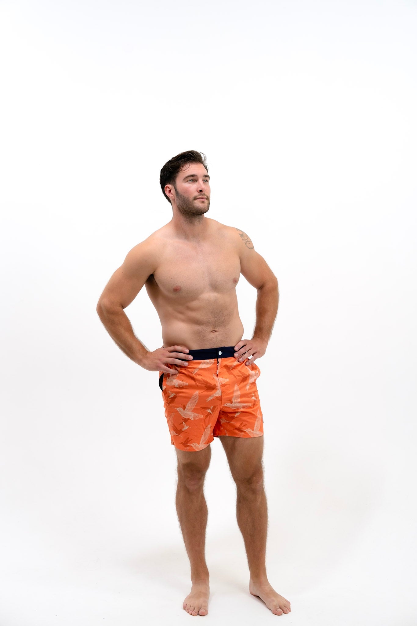 Mens Luxury Swim Trunks | El Colibrí