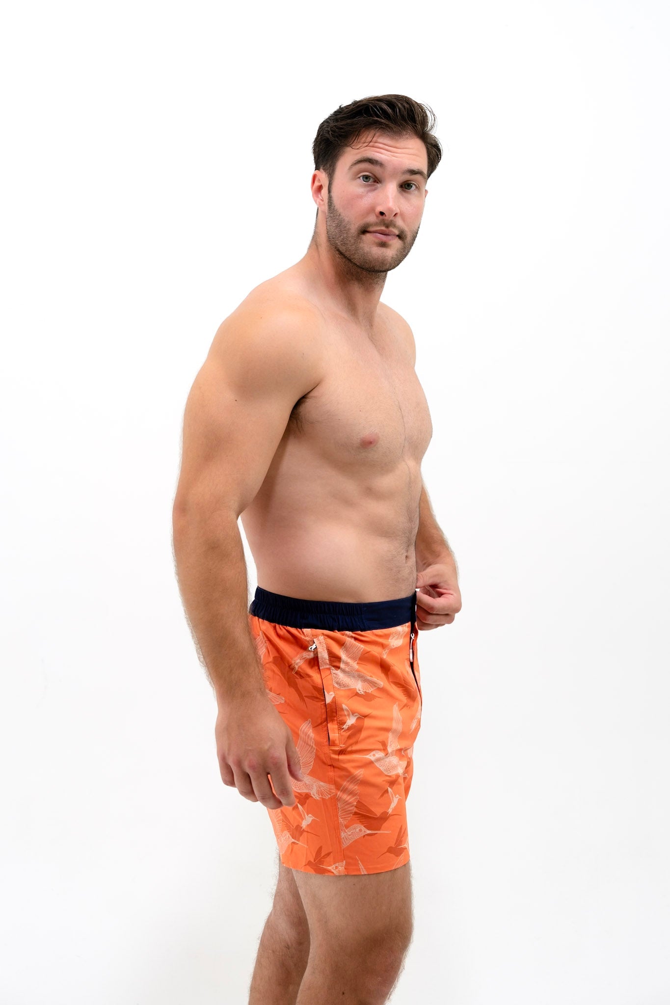 Mens Luxury Swim Trunks | El Colibrí