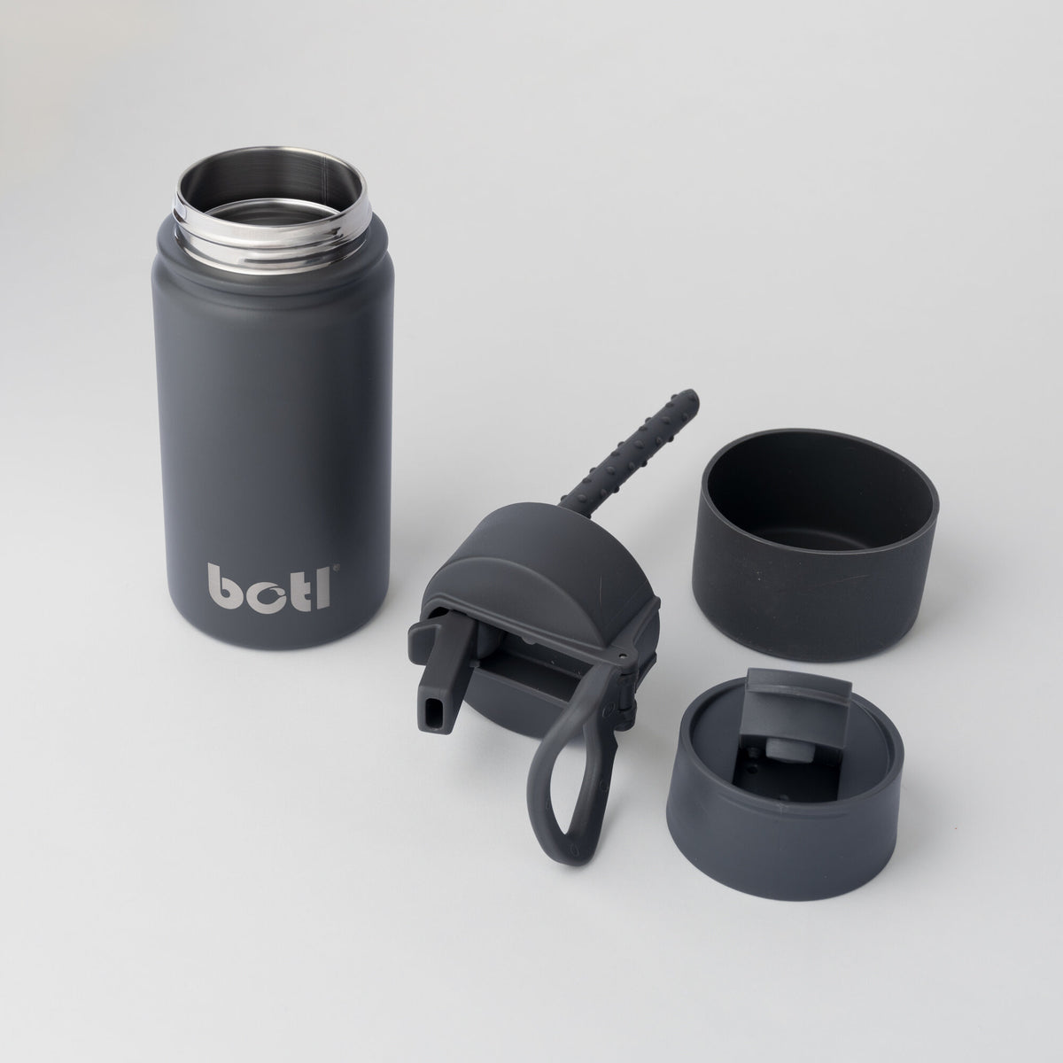 400ml Stainless Steel Thermal Mug With 2 Leakproof Caps | Expresso  Grey | BOTL