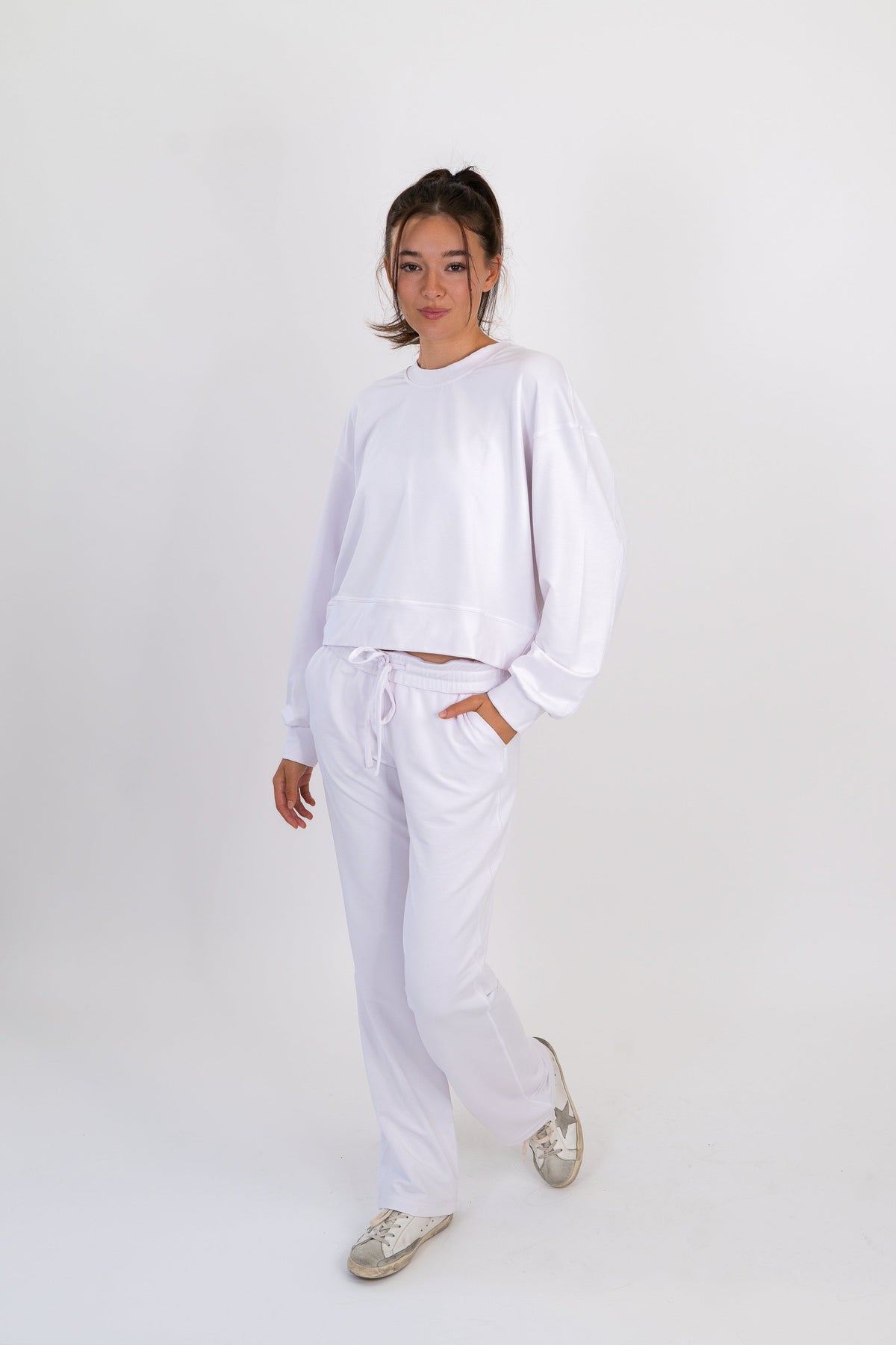 Bamboo Solace Crew Neck Pullover