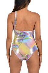 Nara One Shoulder Multi-Coloured Swimsuit