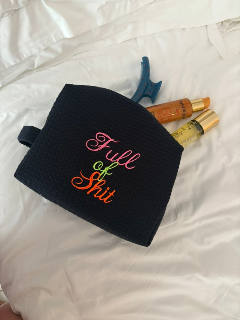 Full of Shit Washbag Navy