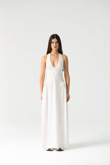 Ame Long Maxi Dress in White