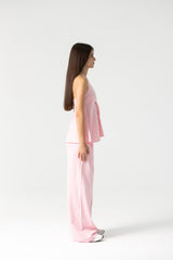 Lily Pants Set in Pastel Pink