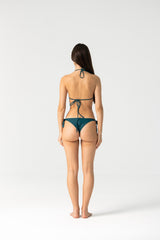 Zalea Bikini Set in Dark Cyan