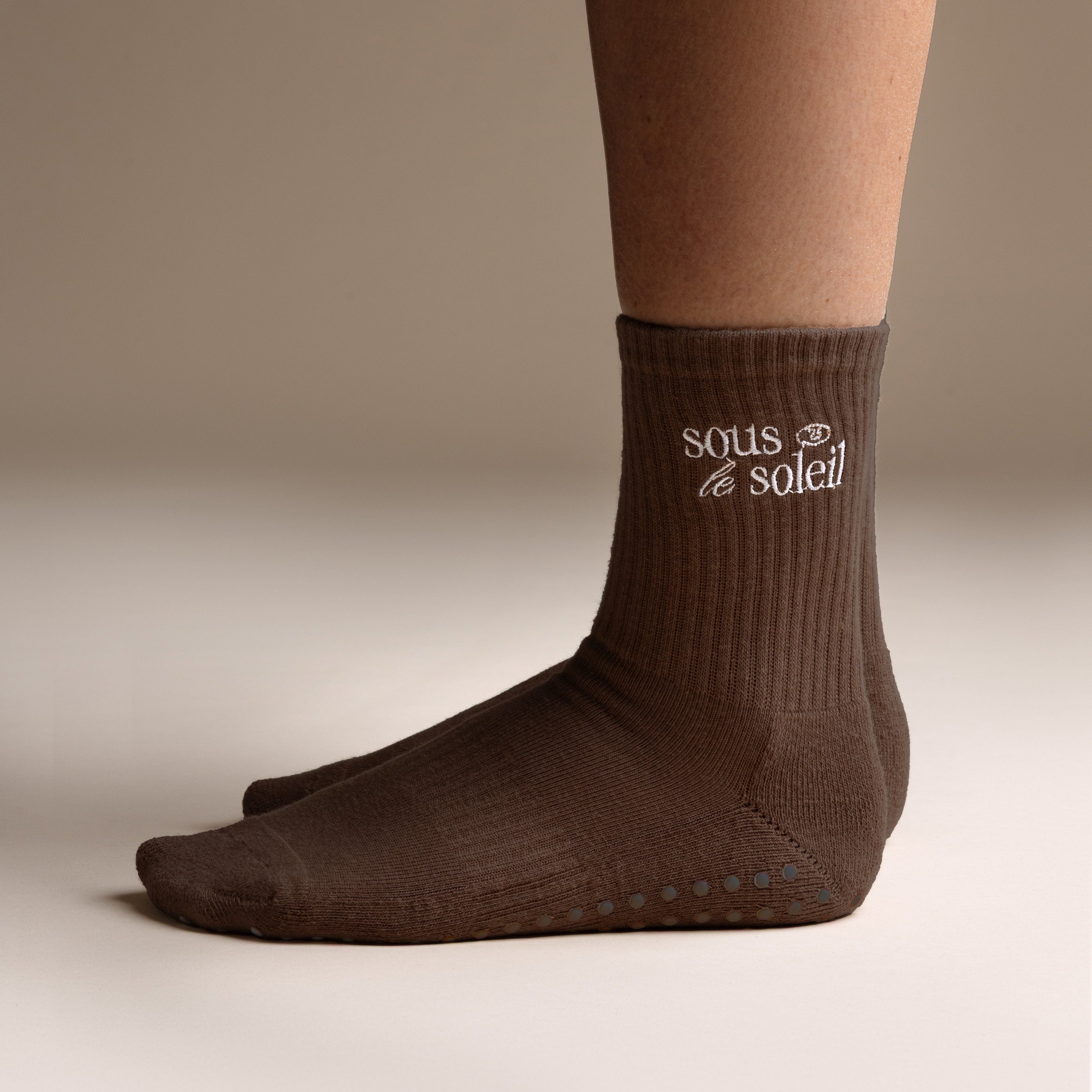 Core Chocolate Grip Sock
