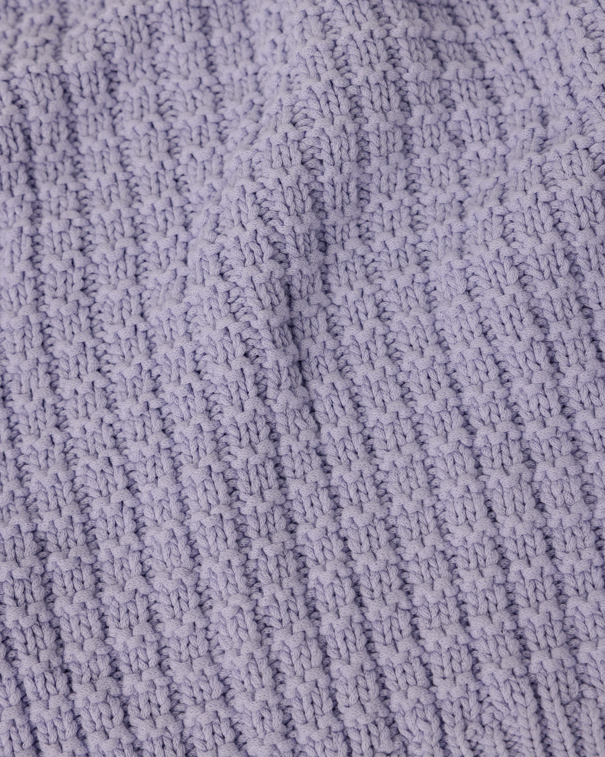 Delčia: Lilac Cotton Sweater & Shorts Set