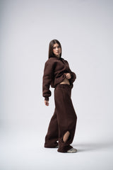 Eclips Pants Set in Brown