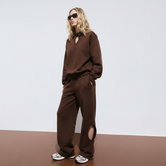 Eclips Pants Set in Brown