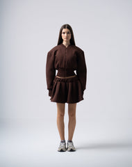 Inej Skirt Set in Brown