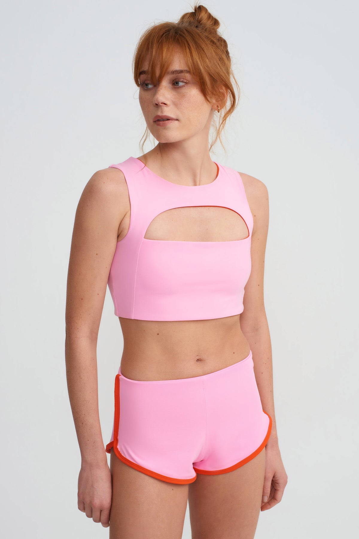 CUT OUT BRA TOP - CANDY PINK - LTD EDITION