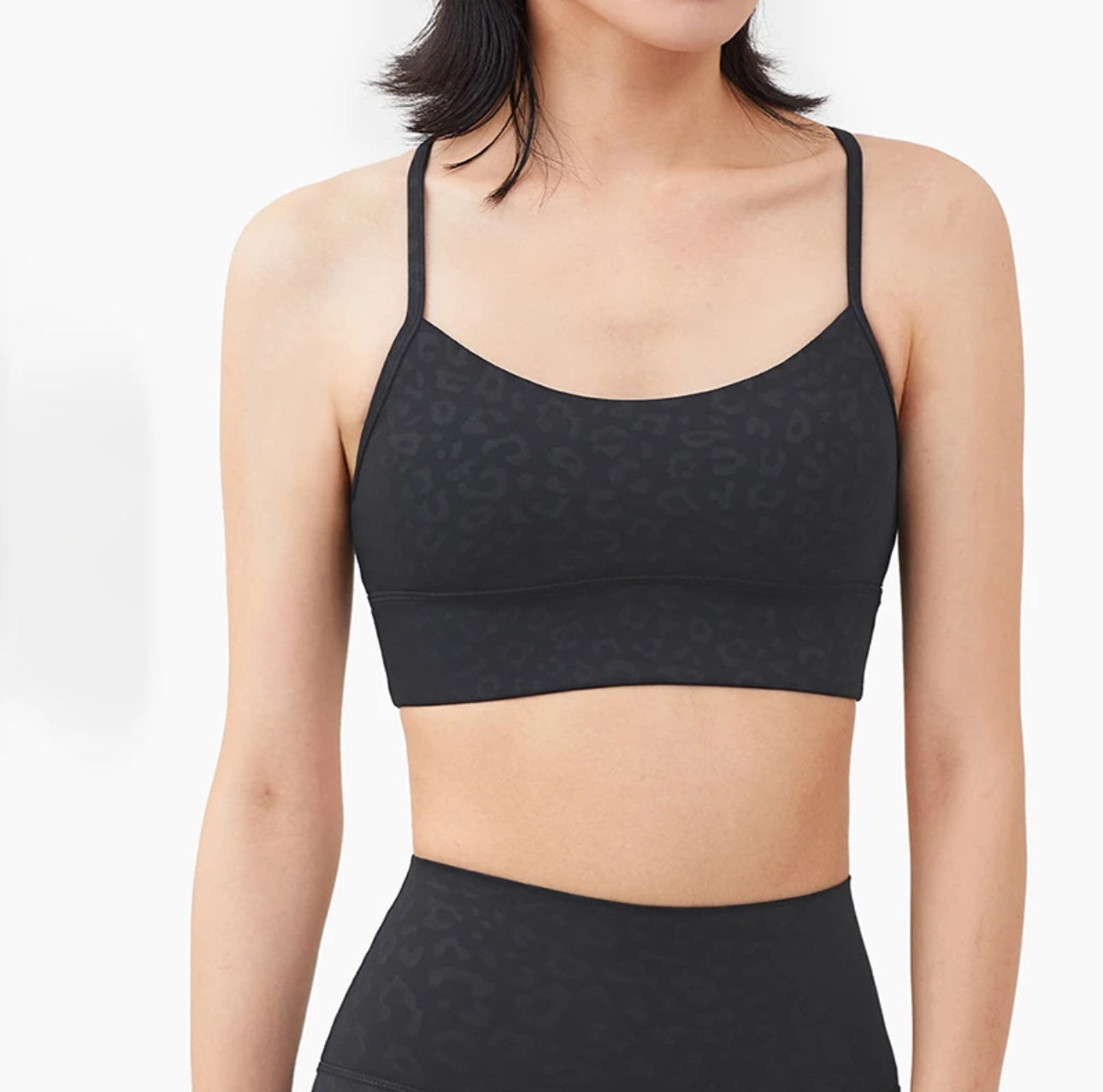 Black Leopard Sports Bra