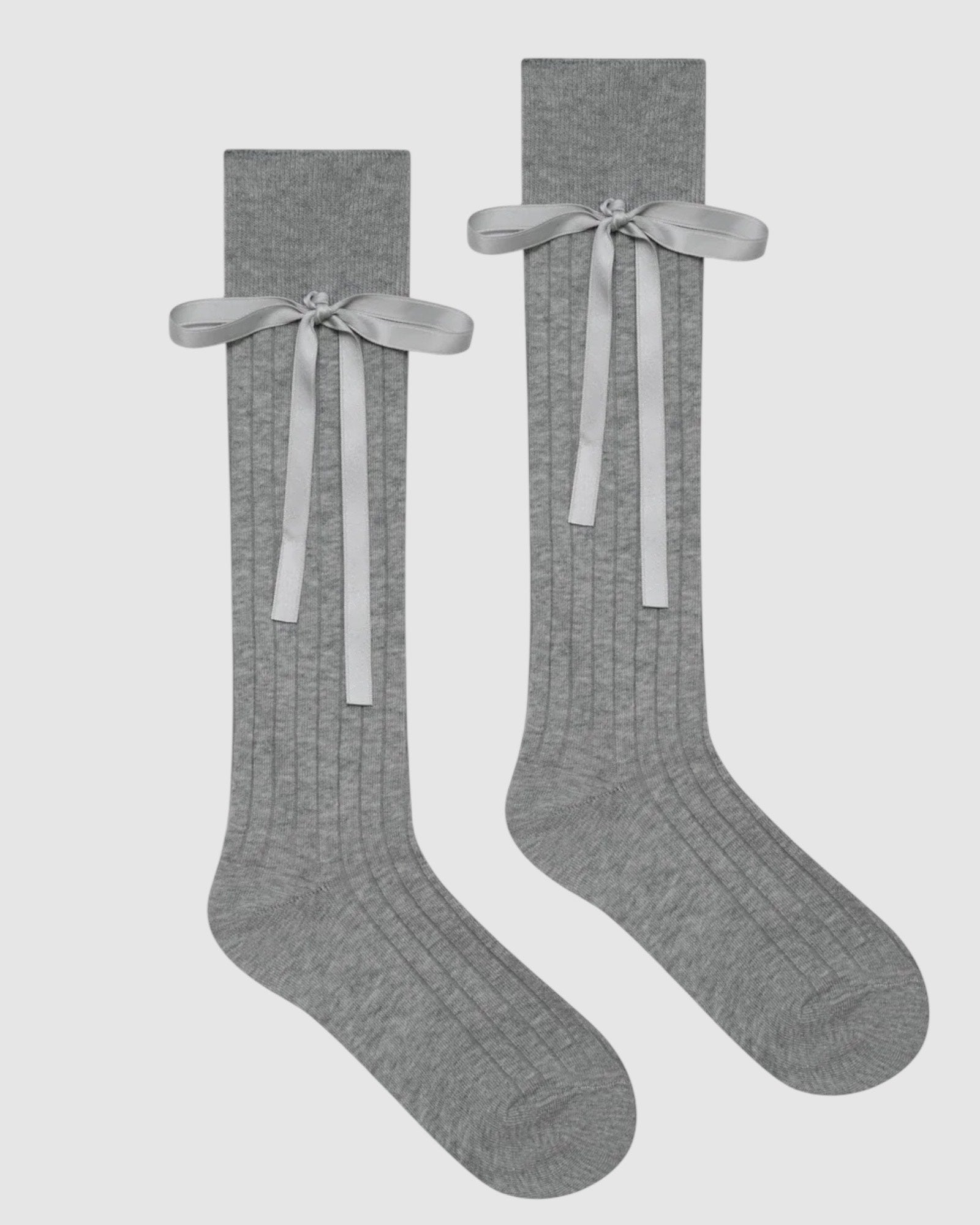 Prima Cotton With Satin Ribbon Socks