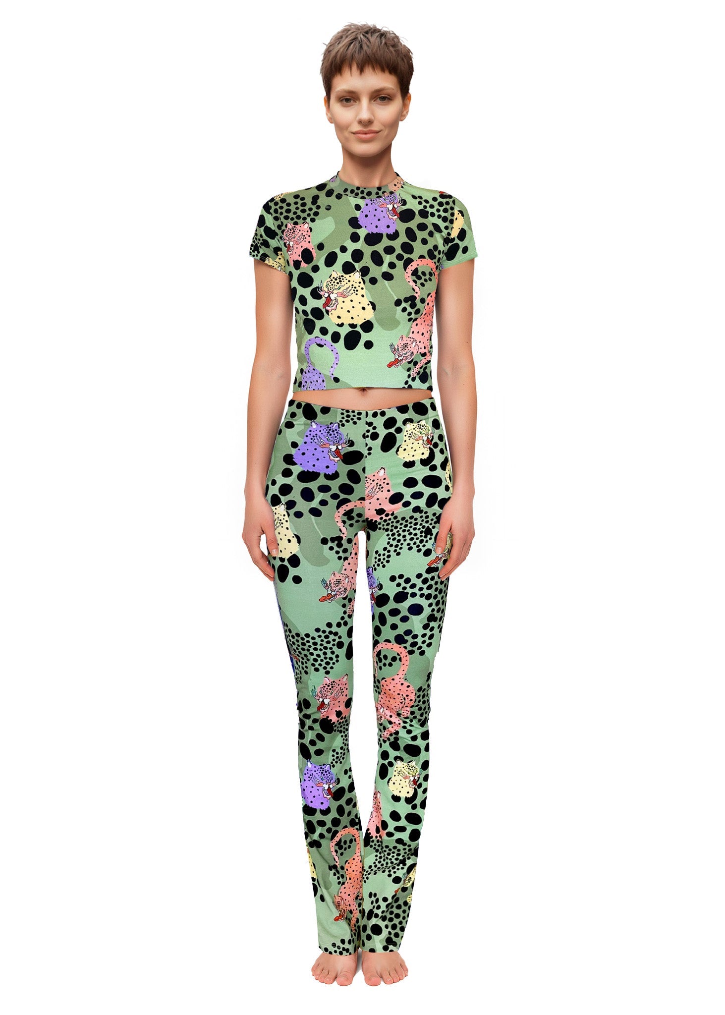 MS CHEE FLARED PANTS -  BAMBOO