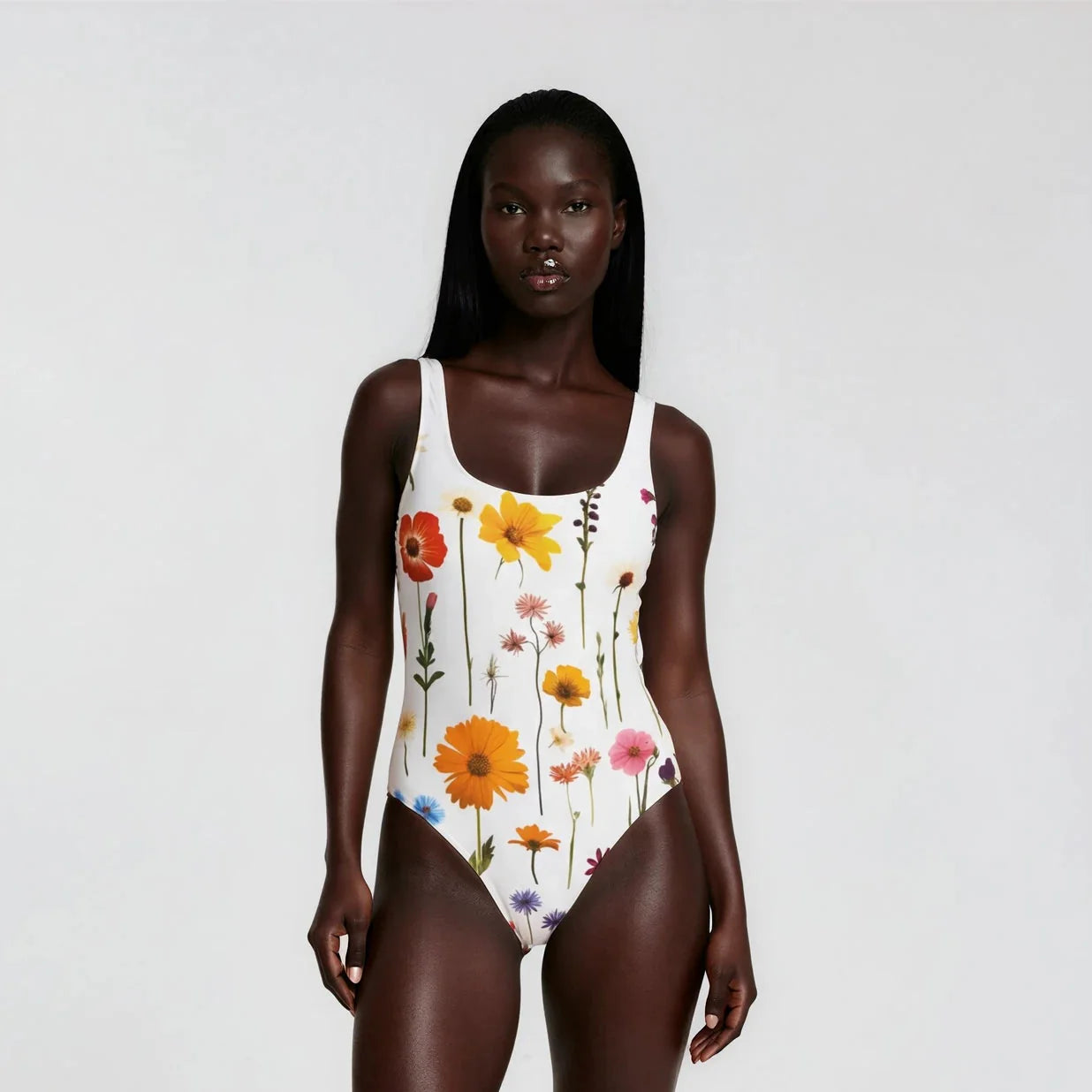 Floral One Piece Swimsuit Women - Wild Meadow