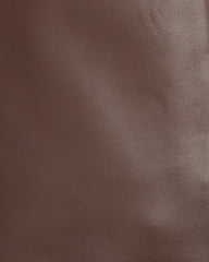 Florence Lambskin Leather Opera Length Gloves - Chocolate Brown