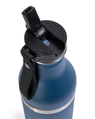Midnight Blue Water Bottle + Lid