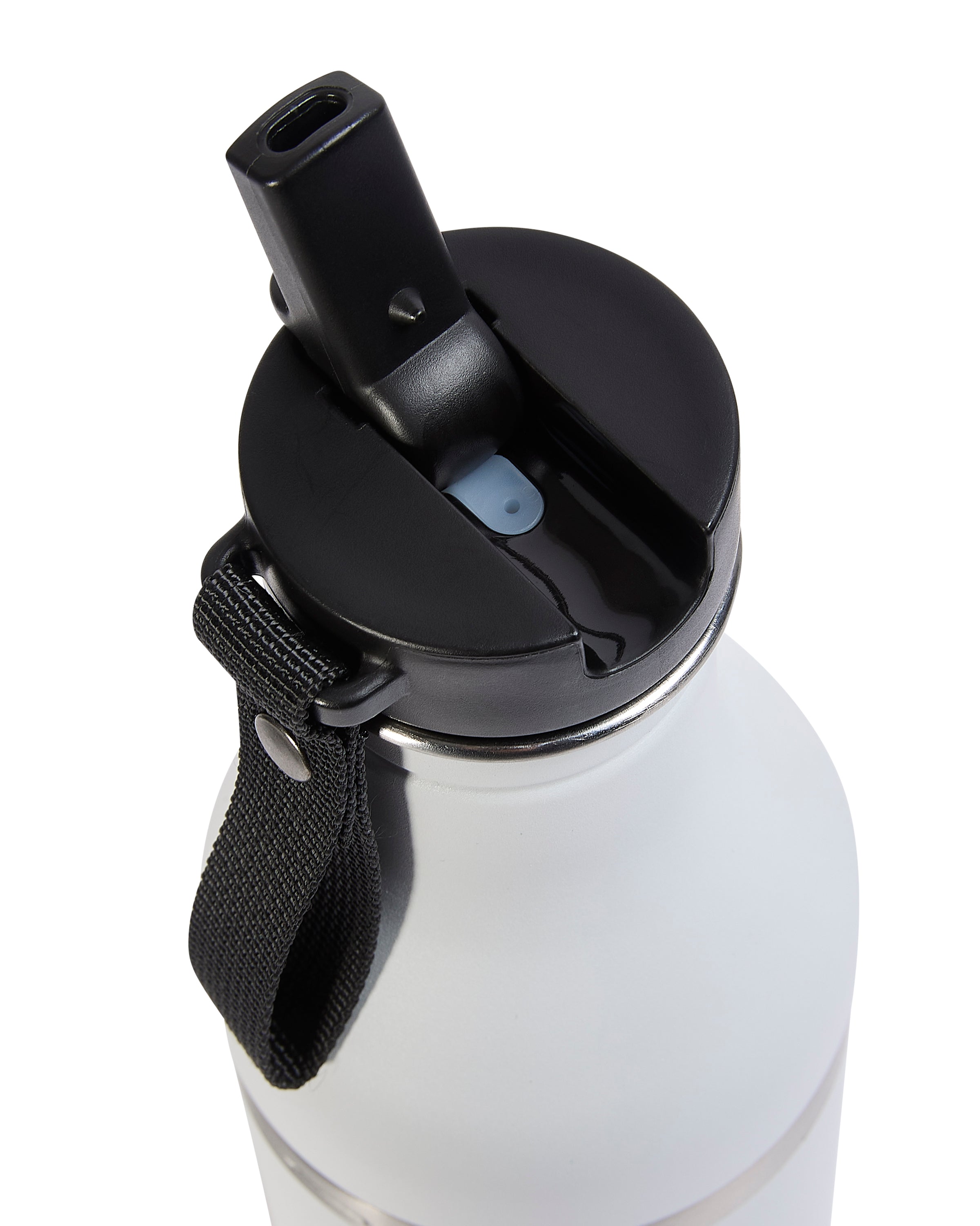 Chalk White Water Bottle + Lid