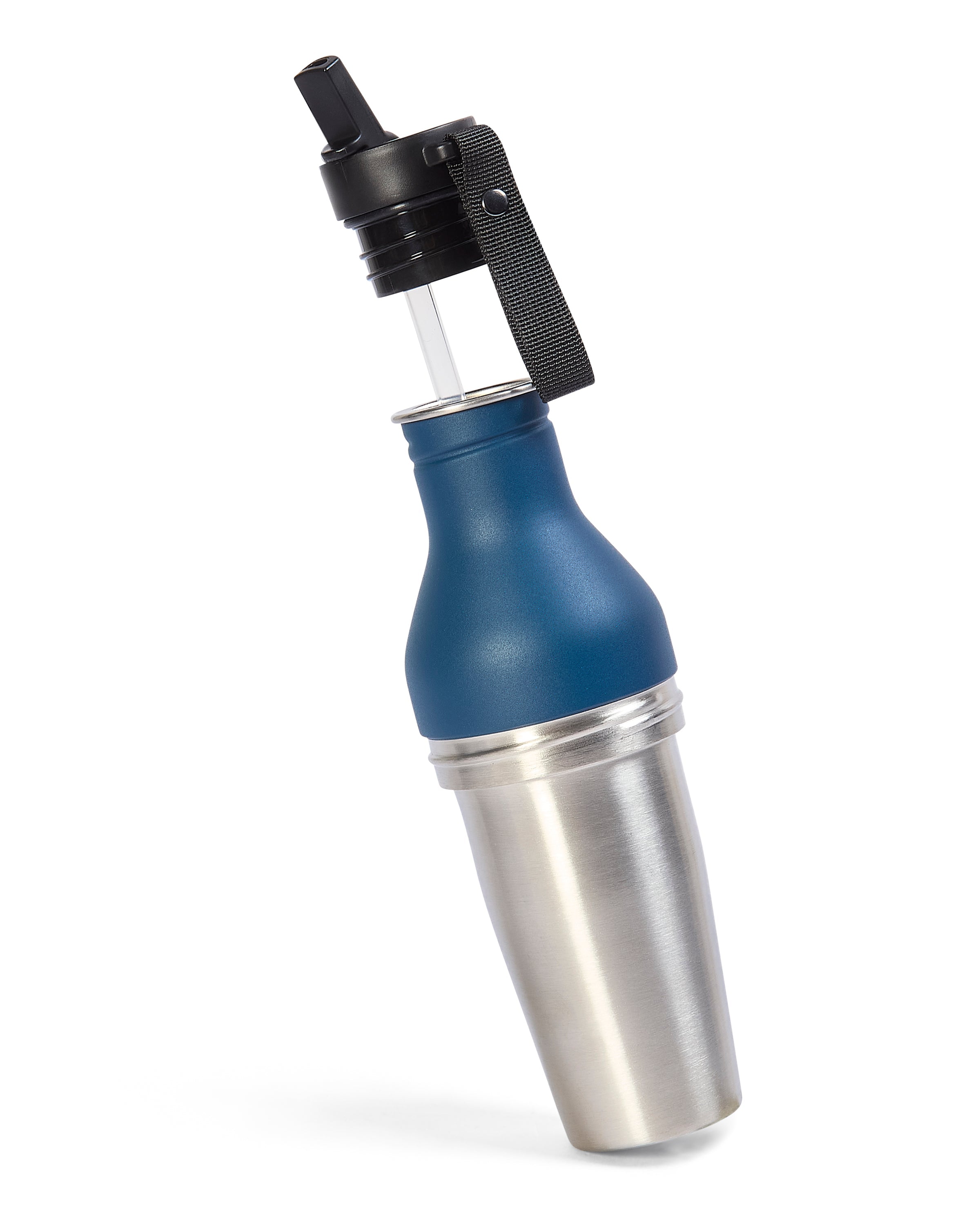Midnight Blue Water Bottle + Lid
