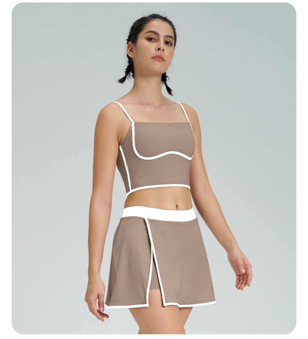 Plush Holiday Set Skort and Sports Bra