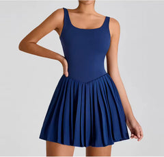 Navy Blue Tennis Dress