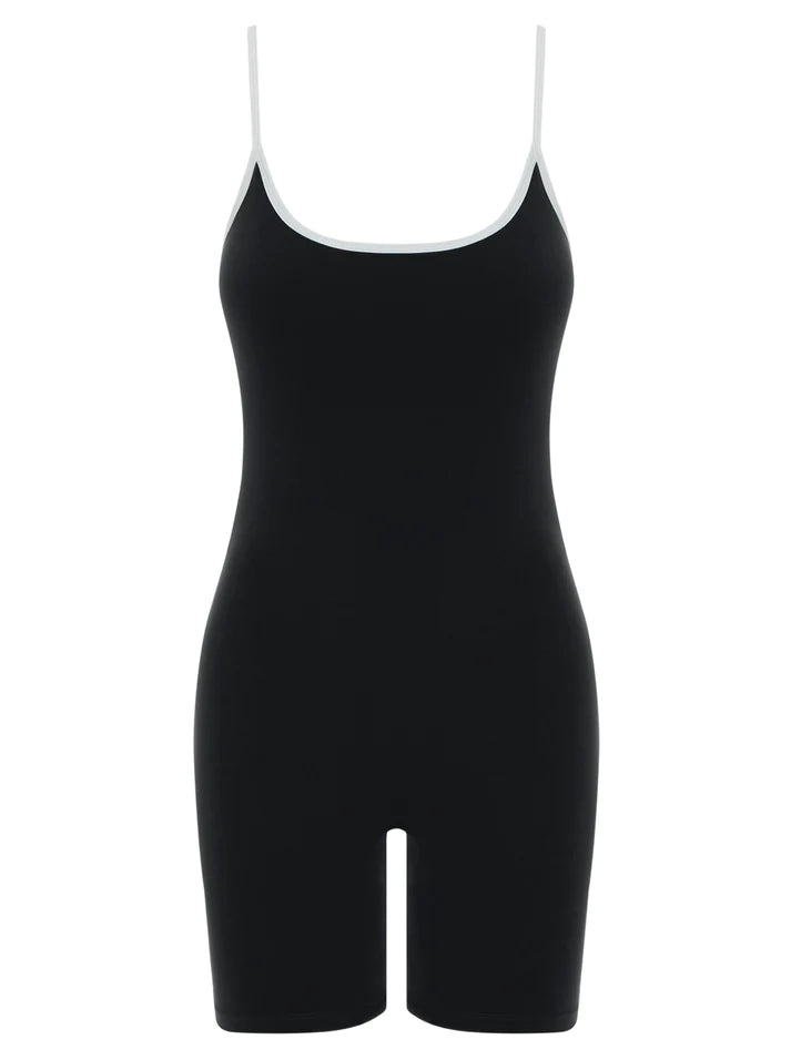 Gia Onesie - Black/ White