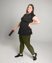 Compression Leggings | Olive Green