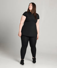 Capped Sleeve Compression Top