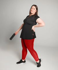 Compression Leggings | Scarlet Red