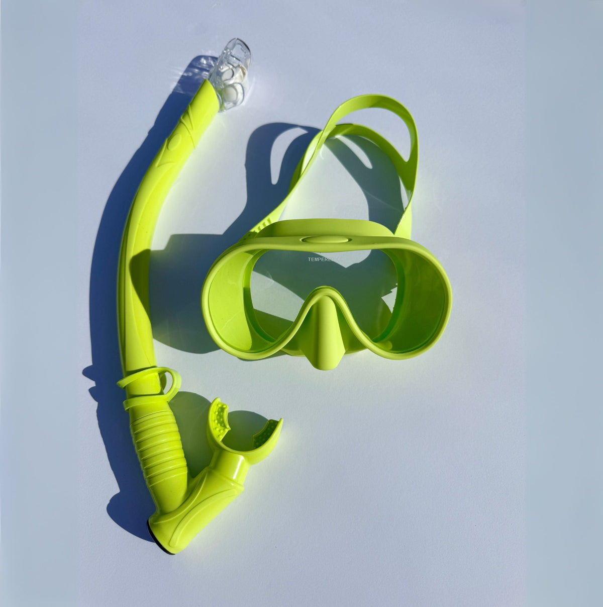 Soft Silicone Mask & Dry Snorkel