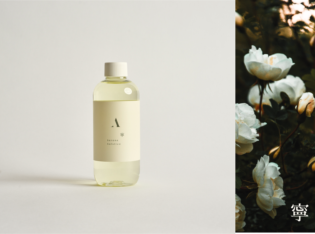Serene Solstice 寧 Rose Diffuser Refill   (With 8 Reeds)