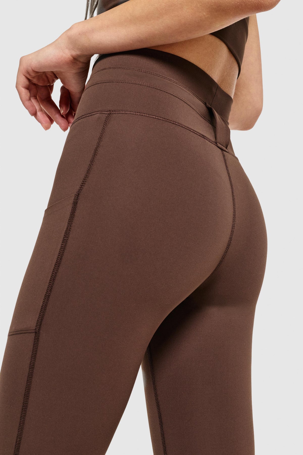 HOOK LEGGINGS - TRUFFLE