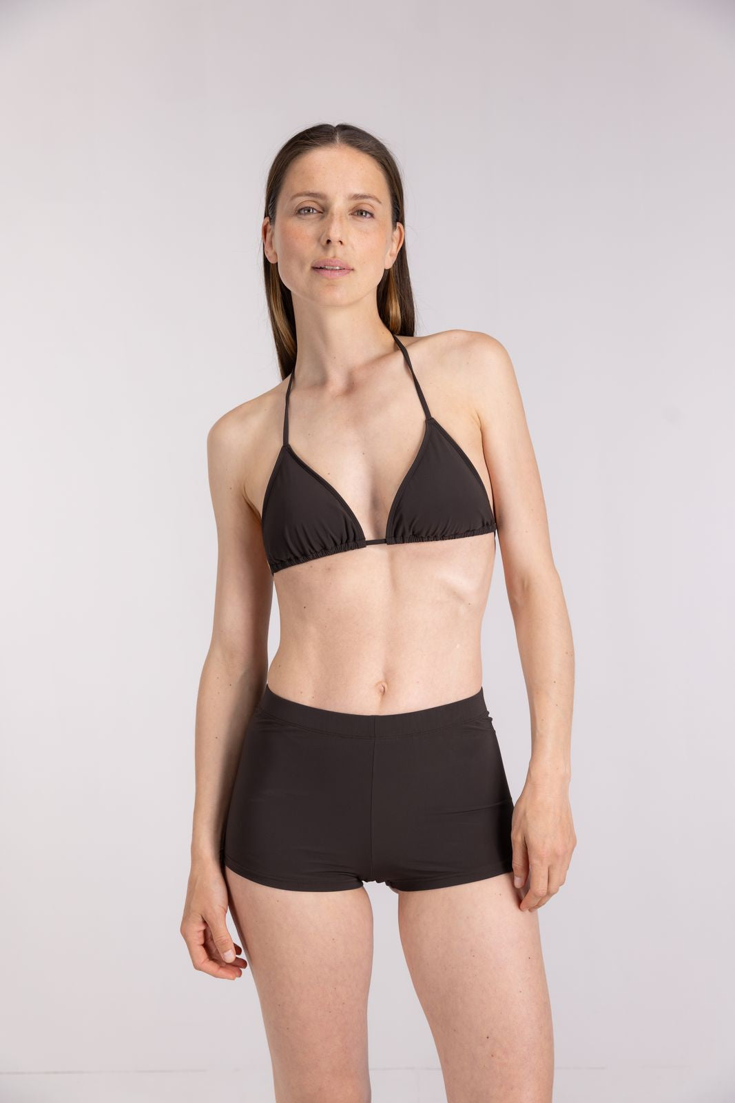 Bikini Top Triangle ― Coffee