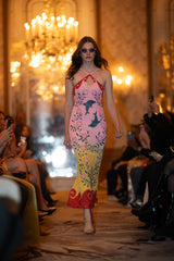 Dolphin Hand Beaded Maxi Dress