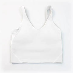 White Sports Bra