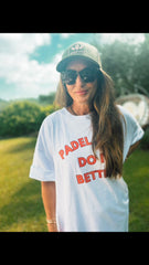 THE SISTERHÜD Girlfriend Padel Tee