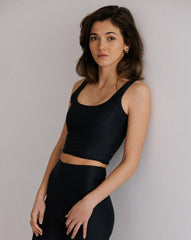 Sustainable Athleisure Elena Top Black