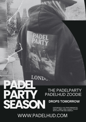 The Padel Party Heavyweight Double Dollar Zip Hood